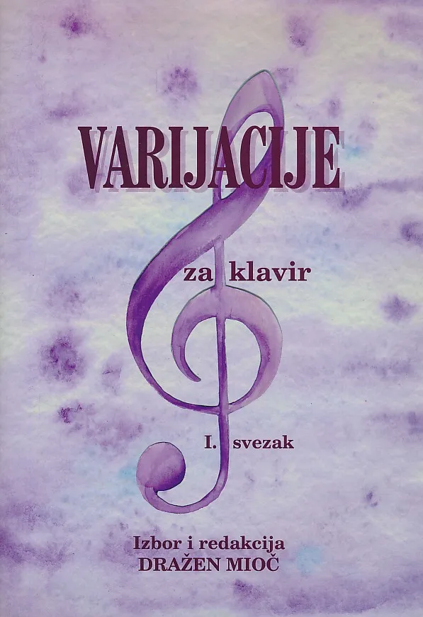 Varijacije za klavir, I. svezak