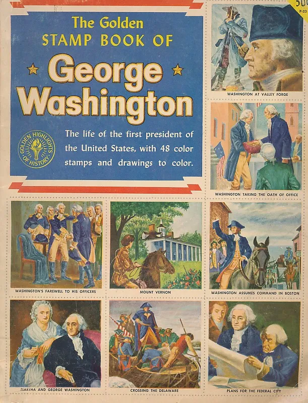 The Golden Stamp Book of George Washington