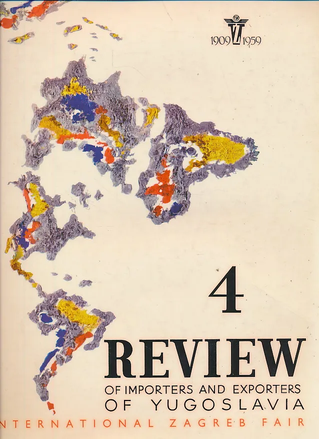 4 Review of Importets and Exporters of Yugoslavia. Internatonal Zagreb Fair