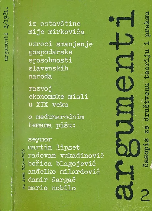 Argumenti 2/1981