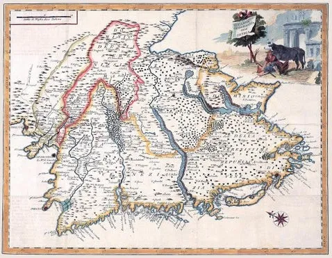 Geografska karta Istre (1 primjerak)