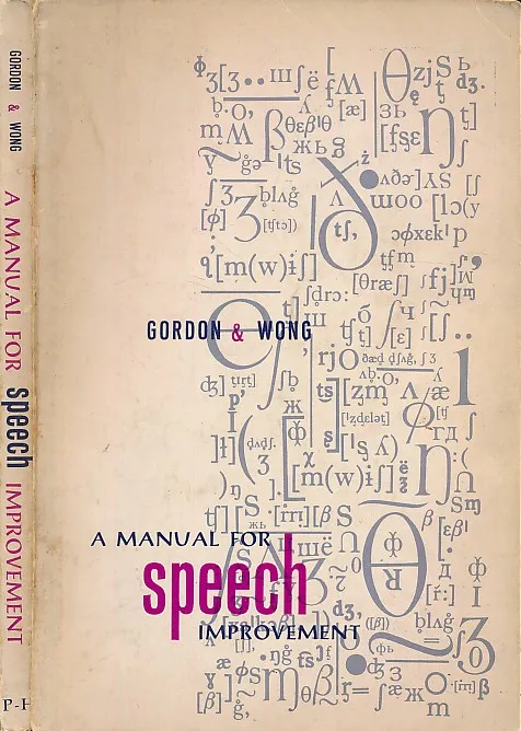 A Manual for Speech Improvement