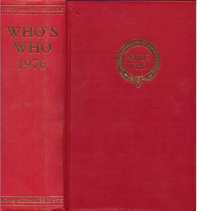 Who s Who 1976
