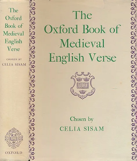The Oxford Book of Medieval English Verse
