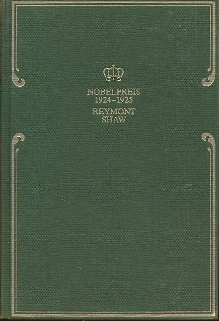 Nobelpreis für Literatur 1924 - 1925. Reymont / Shaw