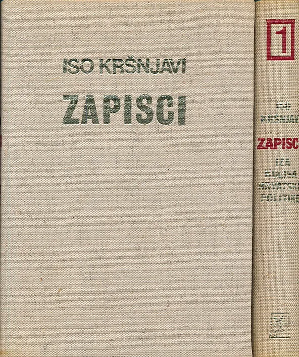 Zapisci iza kulisa hrvatske politike 1-2