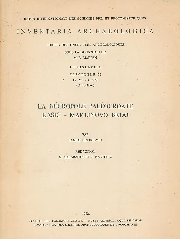 La necropole paleocroate KAŠIĆ - MAKLINOVO BRDO