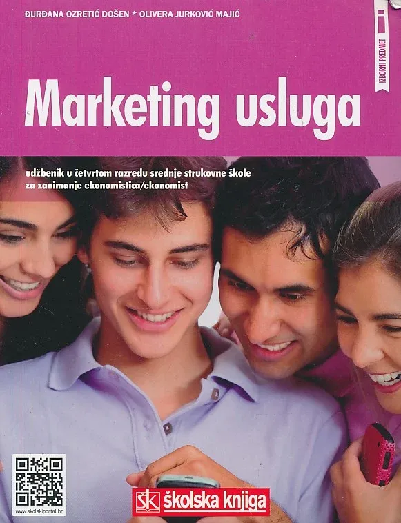 Marketing usluga: udžbenik u četvrtom razredu srednje strukovne škole za zanimanje ekonomistica/ekonomist