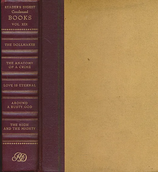 Reader s Digest Condensed Books: Autumn 1954 Selections: Volume Nineteen