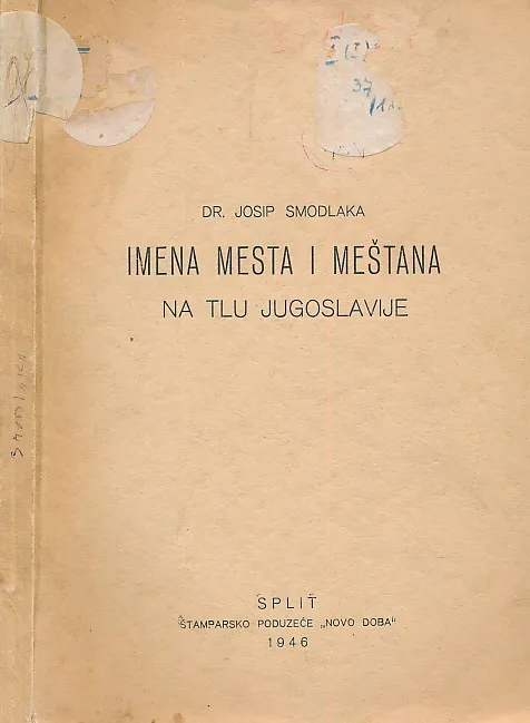 Imena mesta i meštana na tlu Jugoslavije