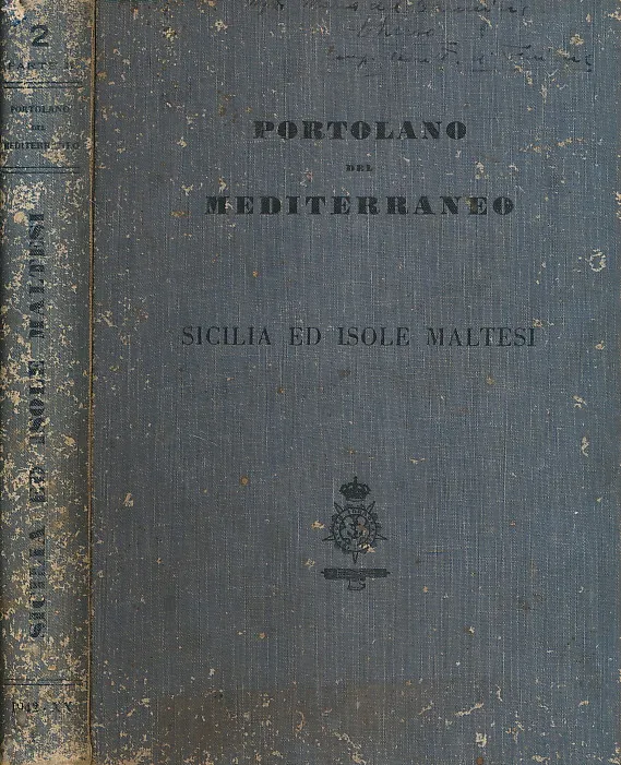 Portolano del Mediterraneo Sicilia ed isole Maltesi