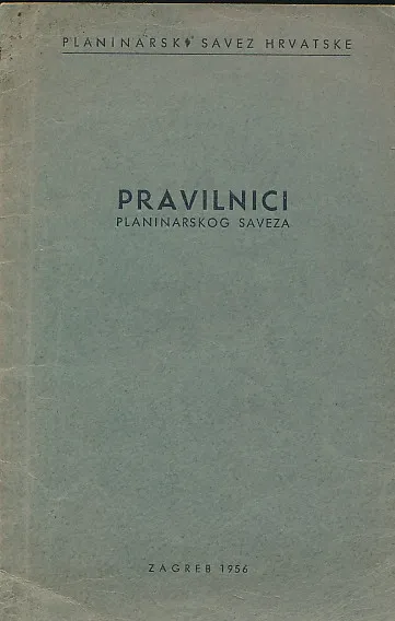 Pravilnici planinarskog saveza