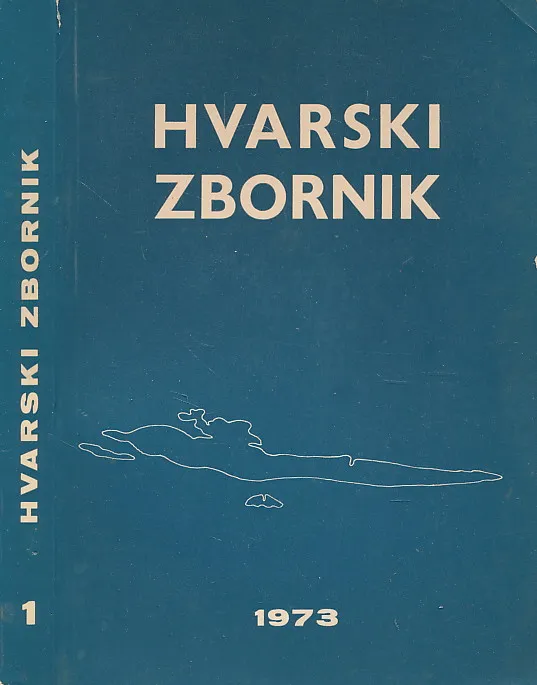 Hvarski zbornik, br. 1