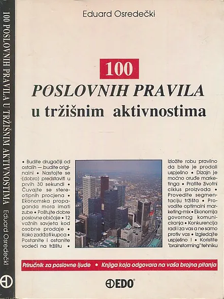 100 poslovnih pravila u tržišnim aktivnostima