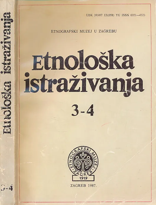 Etnološka istraživanja 3-4/1987