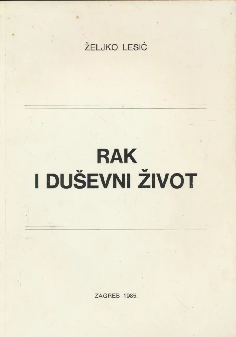 Rak i duševni život