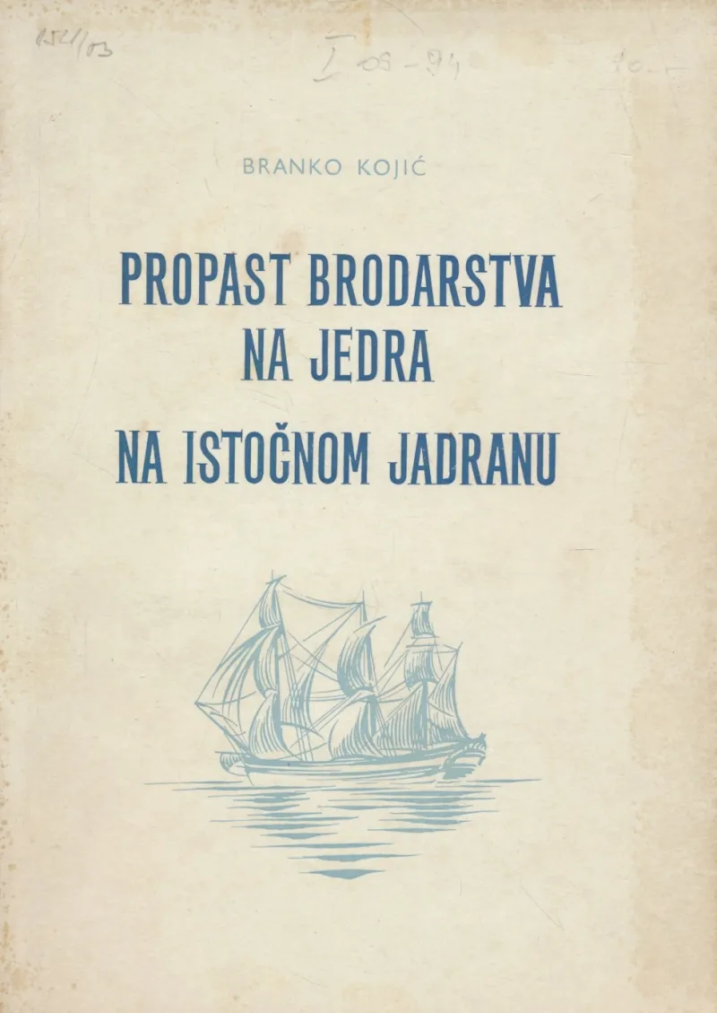 Propast brodarstva na jedra na istočnom Jadranu