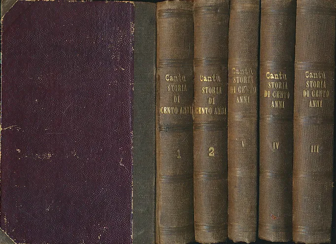 STORIA DI CENTO ANNI 1750-1850 1-5