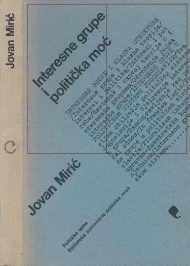 Interesne grupe i politička moć