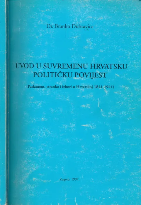 Uvod u suvremenu hrvatsku političku povijest