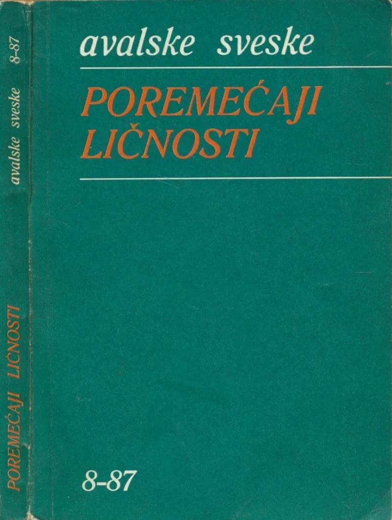 Poremećaji ličnosti (avalske sveske 8-87)