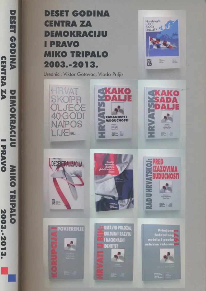 Deset godina Centra za demokraciju i pravo Miko Tripalo : 2003.-2013.