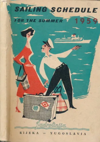 Summer Sailing Schedules 1959. Jadrolinija