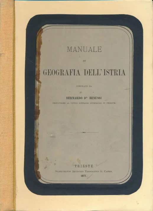 MANUALE DI GEOGRAFIA DELLA ISTRIA