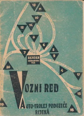 Vozni red Auto-trolej poduzeće Rijeka