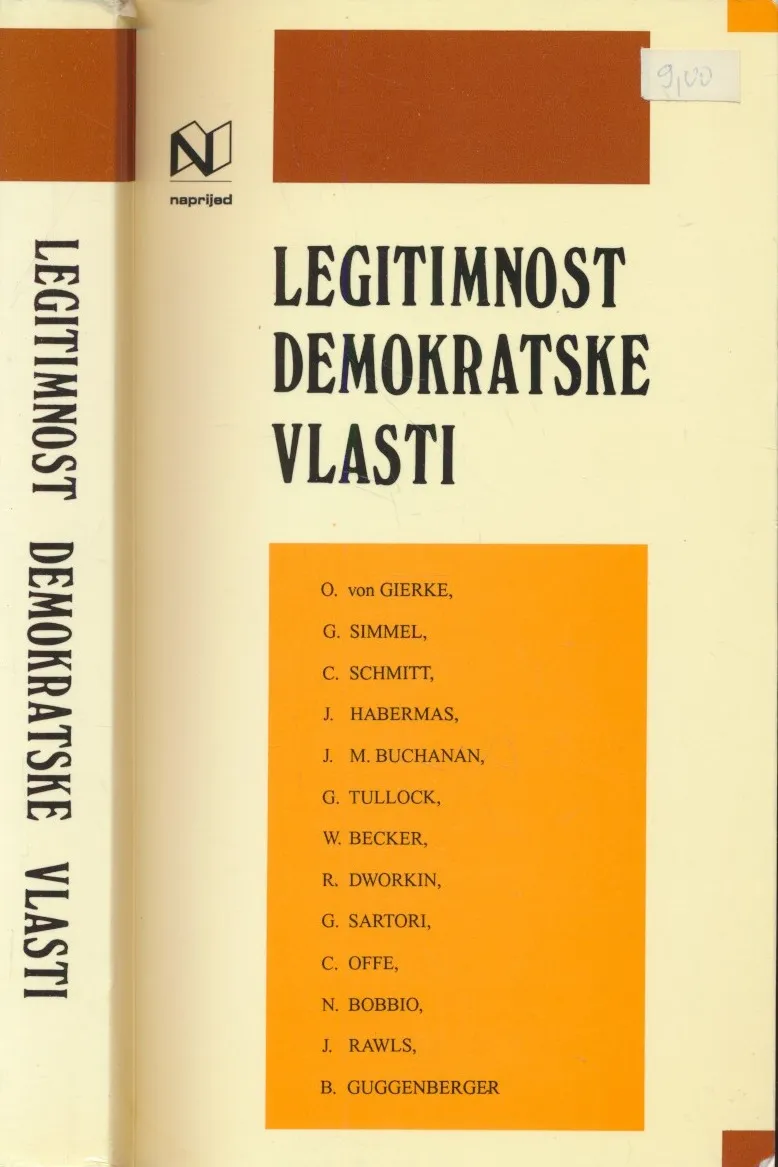 Legitimnost demokratske vlasti : izbor radova