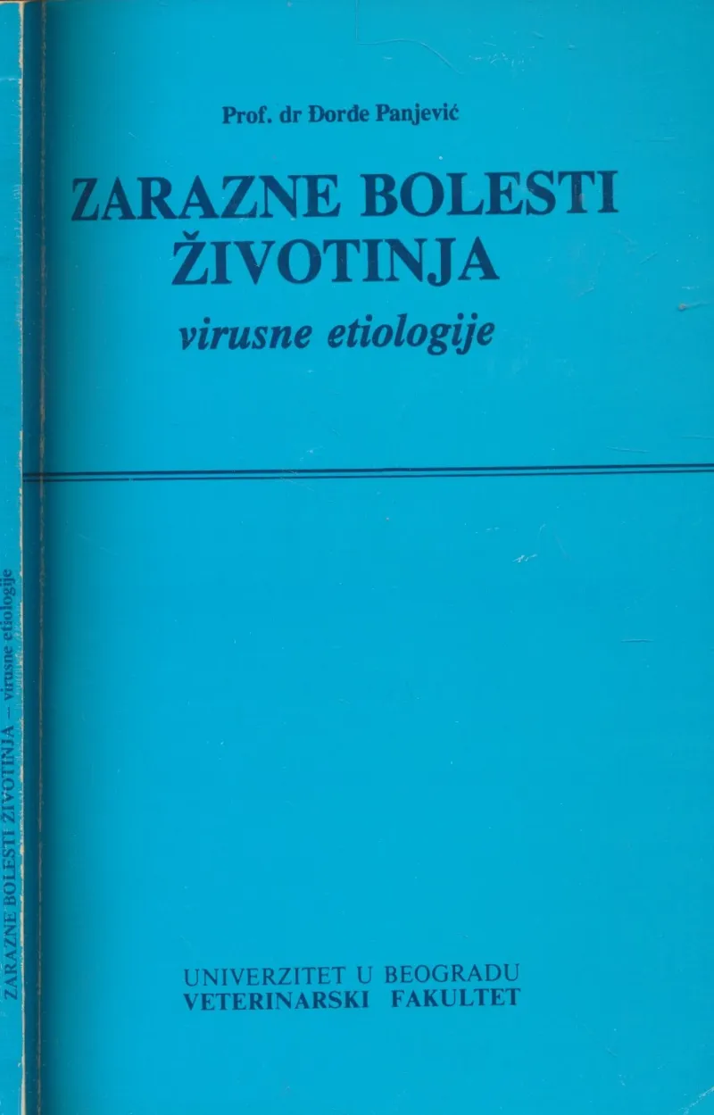 Zarazne bolesti životinja : virusne etiologije