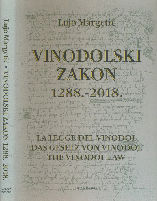 Vinodolski zakon 1288.-2018.