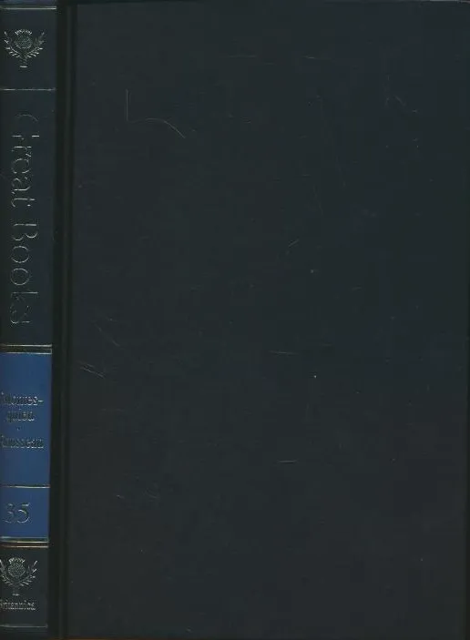 Great Books of the Western World (No. 35) Montesquieu and Rousseau