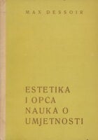 Estetika i opća nauka o umjetnosti