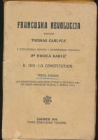 Francuska revolucija II. dio : La Constitution. Treća sveska