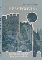 Hercegovina - časopis za kulturno i istorijsko nasljeđe br. 3
