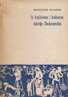 Iz književne i kulturne istorije Dubrovnika