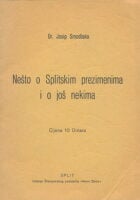 Nešto o splitskim prezimenima i o još nekima