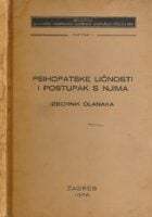 Psihopatske ličnosti i postupak s njima