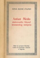 Antun Medo : dubrovački filozof šesnaestog stoljeća