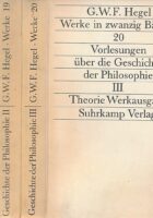 Vorlesungen über die Geschichte der Philosophie I–III