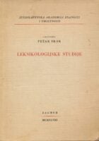 Leksikologijske studije