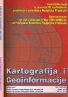Kartografija i geoinformacije izvanredni broj/2007