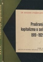 Prodiranje kapitalizma u selo 1919-1929