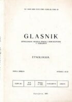 Glasnik zemaljskog muzeja BiH u Sarajevu : Etnologija NS 41-42/1987