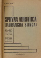 Sphynx Adriatica = Jadranska sfinga