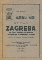 Najnoviji nacrt grada Zagreba sa svima ulicama i trgovima i najnovijim promjenama naziva