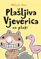 Plašljiva vjeverica na plaži